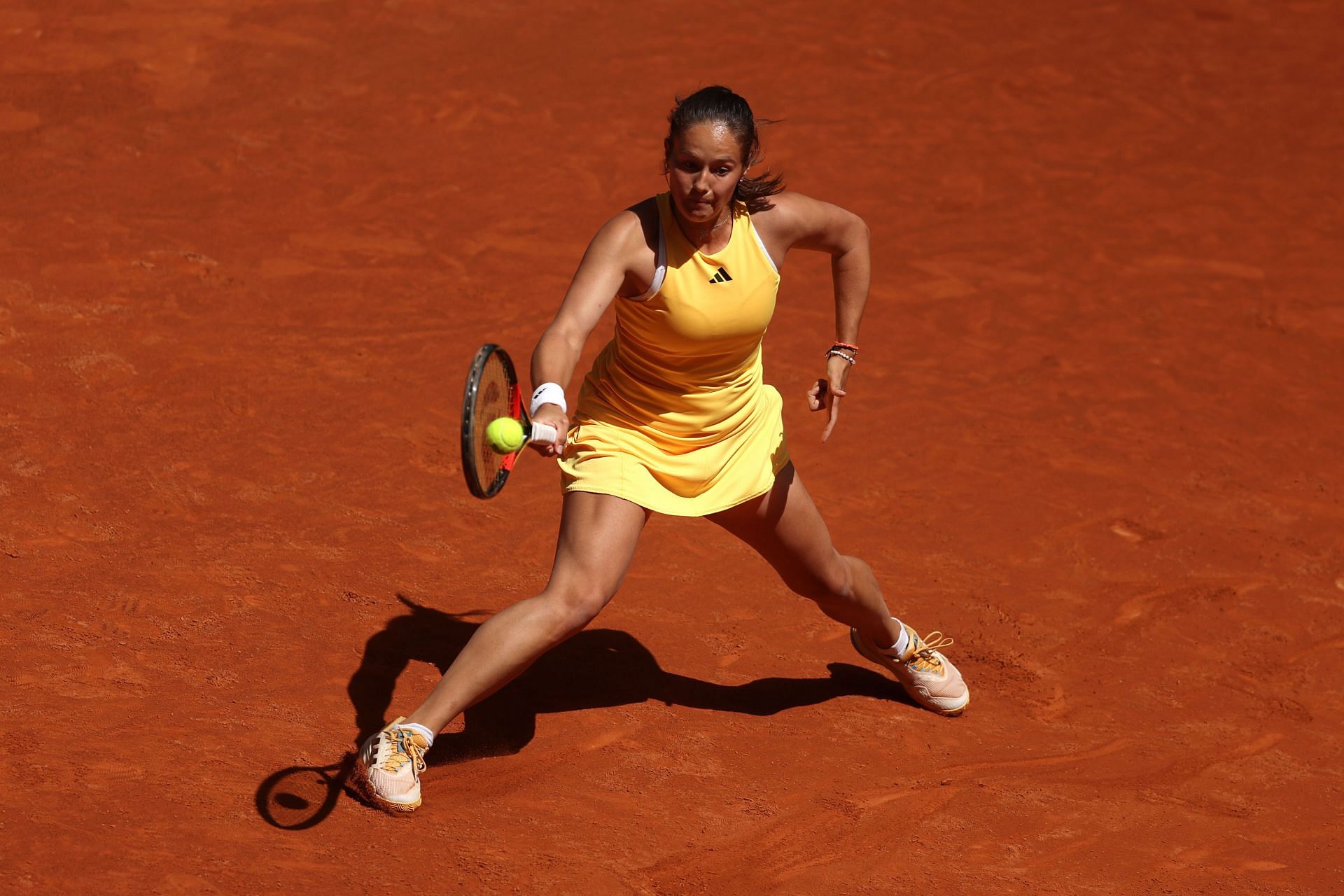 Daria Kasatkina at the 2024 Mutua Madrid Open.